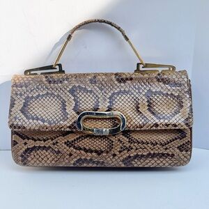 Finesse vintage snake skin mini bag clutch